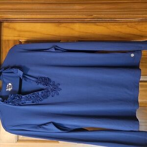 Lilly Pulitzer Luxletic Frida Flower Long Sleeved Shirt In Size XL